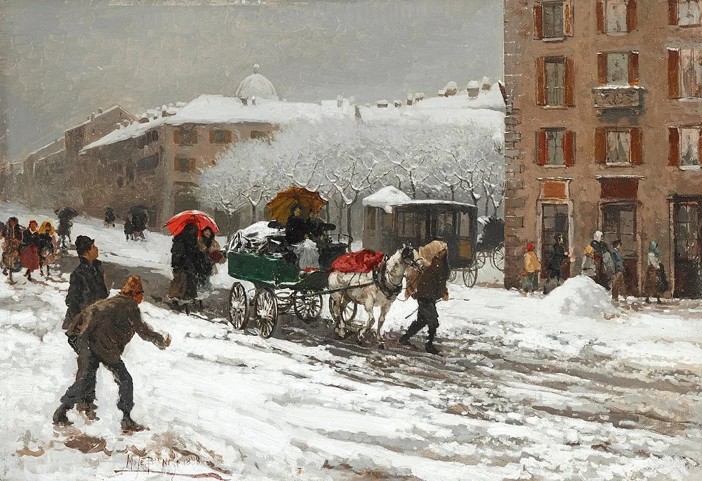 Nevicata a Milano